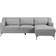 Beliani Glosli Left-Hand Soffa 220cm 4-sits
