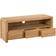 Julian Bowen Curve Oak TV Bench 115x45cm