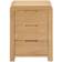 Julian Bowen Curve Oak Bedside Table 38x45cm