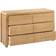 Julian Bowen Curve Chest of Drawer 120x75.8cm