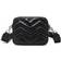 Noella Zig Zag Crossover Bag - Black Snake