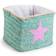 Childhome Star & Cloud Straw Woven Basket