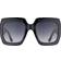 Gucci GG0053S Square Women Sunglasses - Black