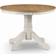 Julian Bowen Davenport Ivory/Light Oak Dining Table 106cm