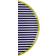 Premier Housewares Mimo Stripe Dinner Plate