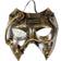Widmann Steampunk Halvmaske Sort/Guld