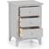 Julian Bowen Cameo Bedside Table 43x44cm