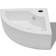 vidaXL Lavandino Con Troppopieno 45x32x12,5 cm Bianco