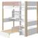 FLEXA White High Bed with Casa Module 42.9x82.7"