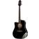 Takamine EF341SC-LH Black Chitarra Semiacustica Dreadnought