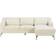 Beliani Glosli Left-Hand Sofa 220cm 4 Seater