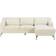 Beliani Glosli Left-Hand Soffa 220cm 4-sits