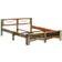 vidaXL Solid Recycled 76cm Sengeramme 160x200cm