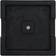 vidaXL Parasol Base Square Polyresin 17.6 lbs Black 8kg