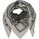 Lala Berlin Triangle Monogram Scarf M - Black on Flanella