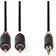 Nedis Stereo 2RCA-3.5mm 10m