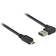 DeLock Left/Right Easy-USB USB A-USB Micro-B 2.0 Angled 3m