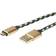 Roline Gold Reversible USB A-USB Micro-B 2.0 1.8m