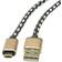 Roline Gold Reversible USB A-USB Micro-B 2.0 1.8m