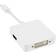 InLine Mini Displayport-Displayport/HDMI/DVI M-F 0.2m