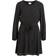 Vila Long Sleeved Mini Dress - Black
