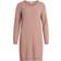 Vila Long Sleeved Knitted Dress - Pink/Ash Rose