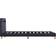 vidaXL Bed Frame with LED 22.5cm Sängram 120x200cm