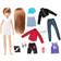 Mattel Creatable World Deluxe Character Kit Customizable Doll Copper Straight Hair GGG53