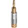 ClickTronic Banana-Banana M-F Adapter 4-Pack