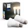 Philips Hue White 9 W E27 ampoule LED, lot de 2