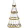 Holmegaard Fairytales Clear/Gold Julpynt 19cm