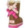 UGG Kid's Bailey Bow II - Chestnut/Pink Azalea