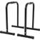 Gorilla Sports Barres Parallèles Paire, Hauteur 73cm, Charge Max 200kg, Acier Haute, Noir- Station de Dip Parallettes, Dips Stand