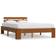 vidaXL Solid Pine Wood 66cm Sängram 120x200cm