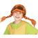 Maskworld Pippi Longstocking Wig for Kids