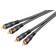 Goobay Gold 2RCA - 2RCA M-M