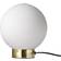 DYBERG LARSEN Barcelona Opal White/Brass Bordlampe 22.5cm