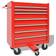 vidaXL Carrito De Herramientas 1125 Herramientas Acero Rojo