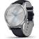 Garmin Vivomove Luxe 42mm Stainless Steel Case with Leather Band