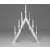 Konstsmide Candlestick Adventsljusstake 47cm