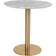 House Nordic Bolzano White/Brass Matbord 70cm