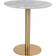 House Nordic Bolzano White/Brass Mesa de comedor 70cm