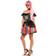 Smiffys Day of the Dead Senorita Ombre Costume Black