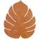 Lind DNA Monstera Leaf Place Mat Gold, Yellow, Red, Black, Orange, Brown, Green (26x22cm)
