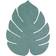 Lind DNA Monstera Leaf Place Mat Gold, Yellow, Red, Black, Orange, Brown, Green (26x22cm)