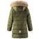 Reima Lunta Kid's Long Winter Jacket - Khaki Green (531416-8930)