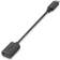Nanocable USB A-USB C M-F 2.0 0.2m