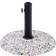 Beliani Pied De Parasol Rond En Béton Blanc Diamètre 47 cm Structure Solide Et Stable De 21 Kg 21kg