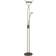 Brilliant Ollie White/Nickel Golvlampa 180cm