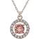 Lily and Rose Miss Miranda Vintage Rose Necklace - Silver/Transparent/Pink